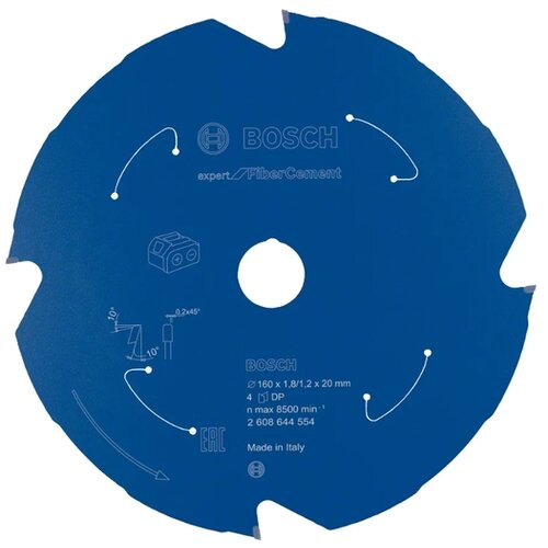 Bosch Listovi kružne testere za akumulatorske ručne testere Expert for Fibre Cement 2608644554 Slike