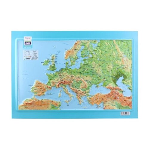 Junior mount everest reljefasta mapa a3 evropa plava ( B2C04881 ) Slike