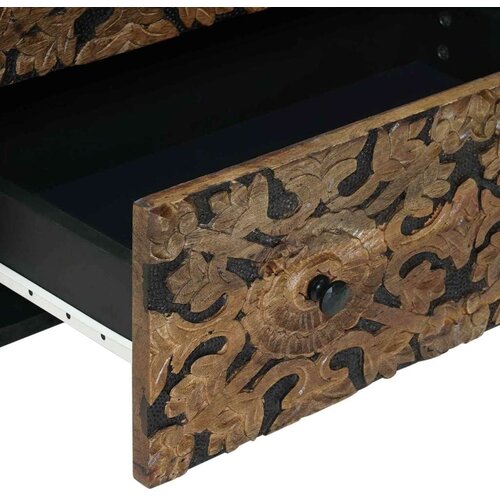  Sideboard za Pohranu Smeđa 60 x 33 5 x 75 cm Čvrsto drvo manga Slike