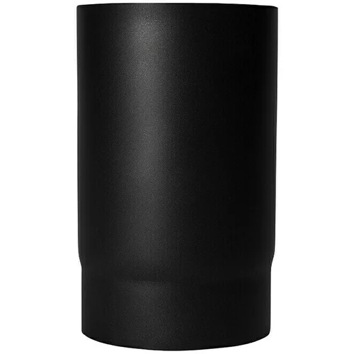  Dimovodna cijev (Ø x D: 130 x 250 mm, Čelik, Crne boje)