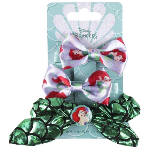 Princess HAIR ACCESSORIES BOW 3 PIECES LA SIRENITA Slike