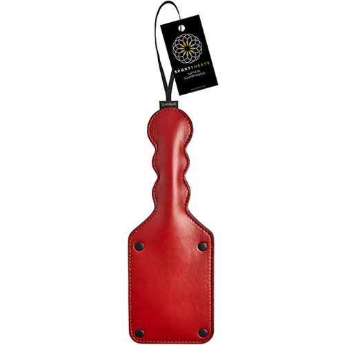 Sportsheets loparček - square paddle, rdeč Cene