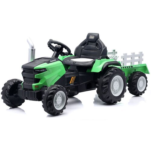  Dečiji traktor sa prikolicom i daljinskim zeleni Slike