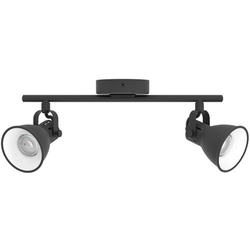 Eglo Seras 2 spot/2, led, gu10, 2x3,3w, 2x240lm, crna/čelik Slike