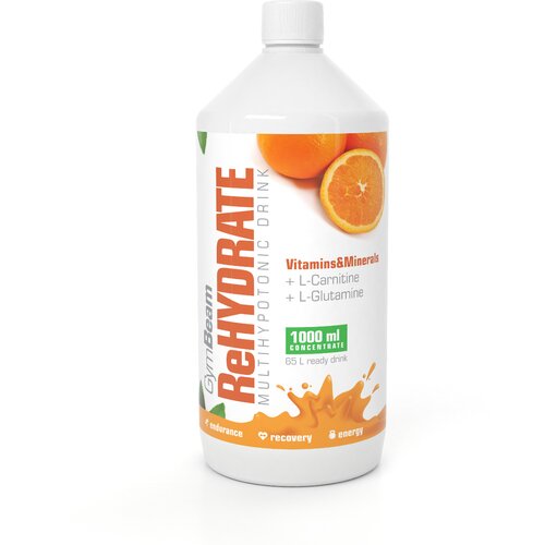 GymBeam hipotonički napitak ReHydrate 1000 ml pomorandža Slike