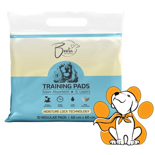 BESTA regular prostirke za pse 10 kom, 60x60cm Slike