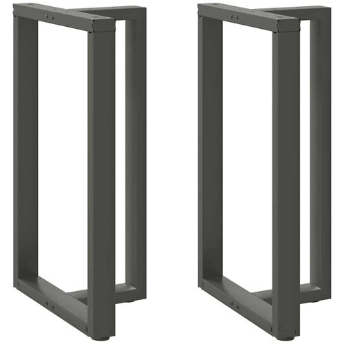 vidaXL Noge barske mize T-oblike 2 kosa antracit 60x35x(100-101) cm Cene