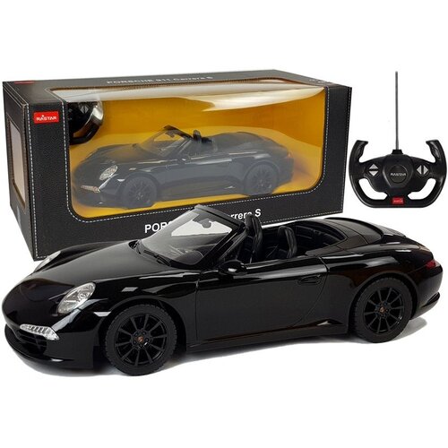  Licencirani auto na daljinsko upravljanje Porsche 911 Carrera S Rastar 1:12 - crni Cene