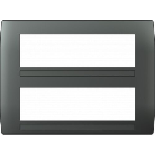 TEM Okvir za modularne vtičnice in stikala Soft (2 X 7 modulov, antracit) Cene