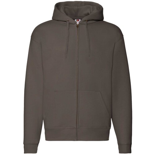 Fruit Of The Loom Premium Men's Chocolate Hoodie Cene