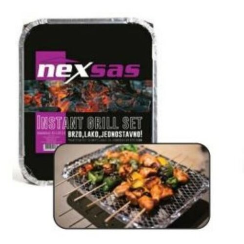 Nexsas instant gril set I-2531 31X22X5CM Slike