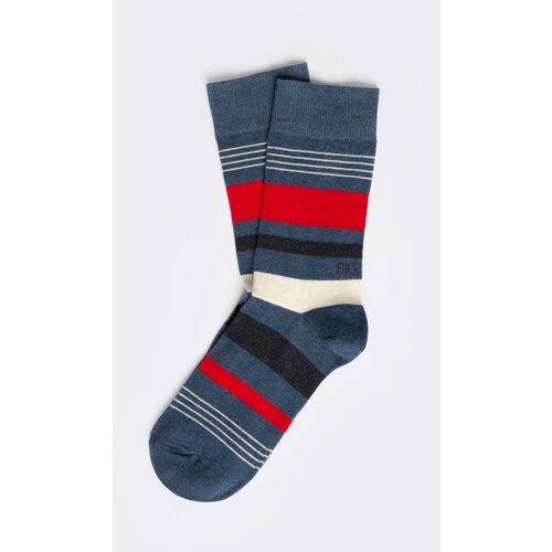 Big Star Man's Knee Socks Socks 211009 Navy 401 Cene