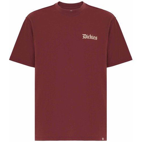 Dickies Majica &amp;#039;Diner&amp;#039; kremna / rjasto rjava Slike