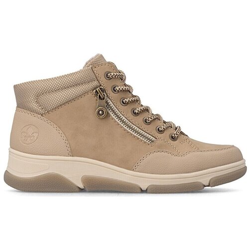 Rieker Visoke superge L560120BEIGE Bež Slike