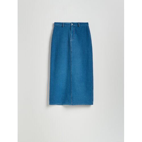 Reserved Midi suknja - indigo jeans Cene