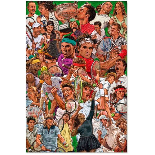 Erik Poster Legende tenisa, 91,5 x 61 cm Slike