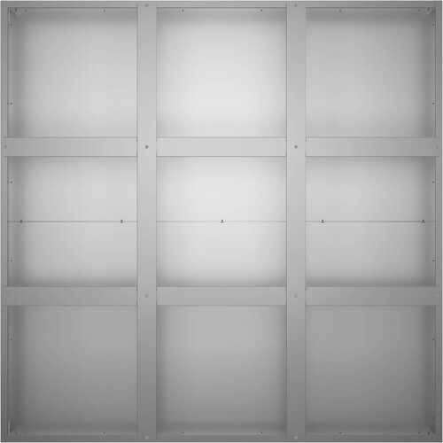  Vrtna saksija Srebrna 100 x 100 x 40 cm Pocinčani čelik Slike