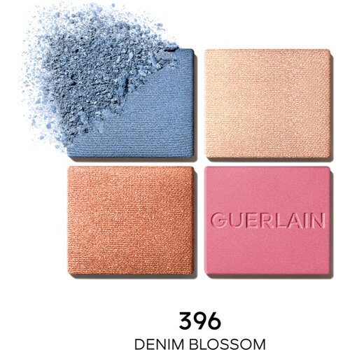 Guerlain Blooming Denim Ombres G paleta senčil za oči limitirana edicija 396 Denim Blossom 6 g Slike