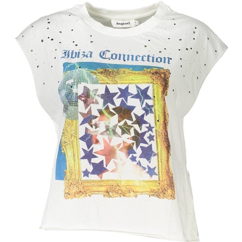 Desigual SLEEVELESS T-SHIRT WOMEN WHITE Slike