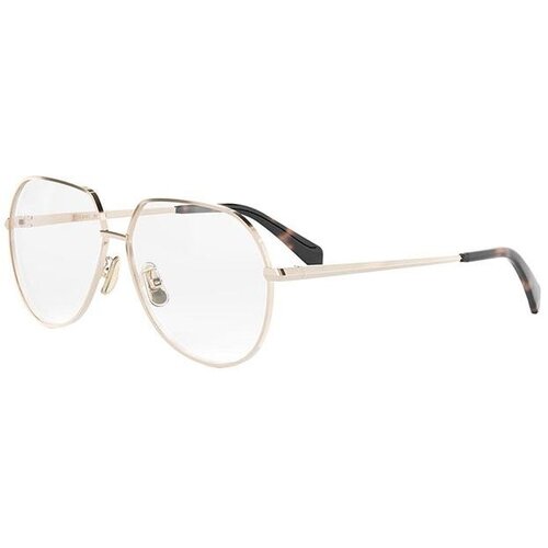 Celine Metal Yellow Cat Eye Eyeglasses ONE SIZE (60) Zlata/Kristalna Cene