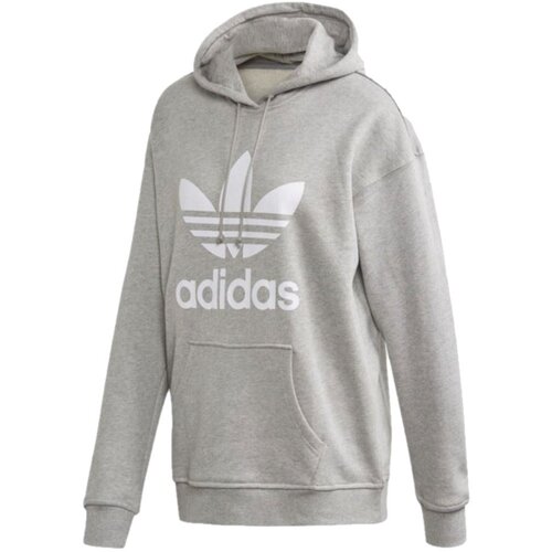Adidas Trefoil Hoodie Medium Grey Heather/ White Cene