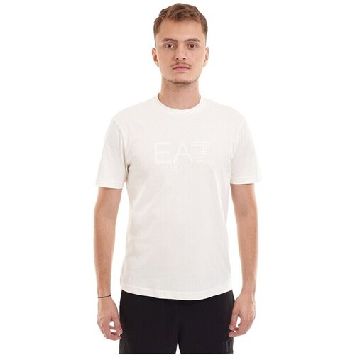 Emporio Armani Majice s kratkimi rokavi 7M000898AF10375U1105 Bela Cene