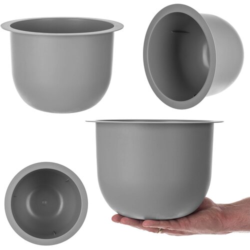 KADAX Loft okrogel vložek za cvetlični lonec, siv 24 cm, (5000353521) Cene
