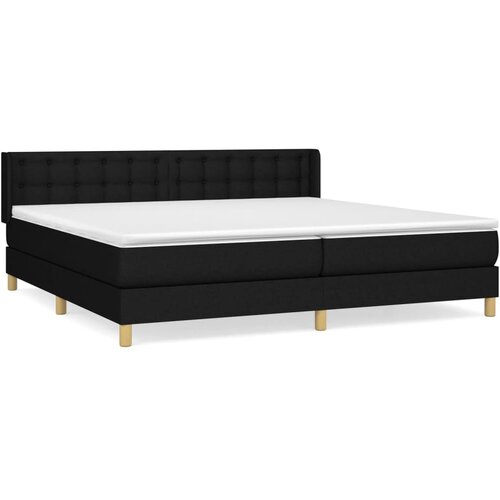 Maison Chic Box spring postelja - Vzmetna postelja z vzmetnico črna 180x200 cm blago SL14582, (21882123) Cene