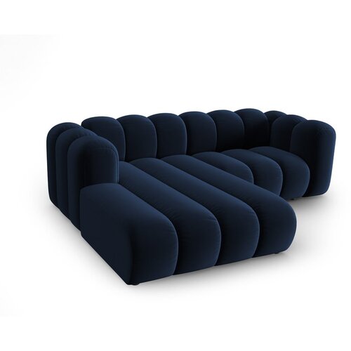 Micadoni Home Temno modra kotna sedežna garnitura (levi kot) Lupine &amp;ndash; Slike