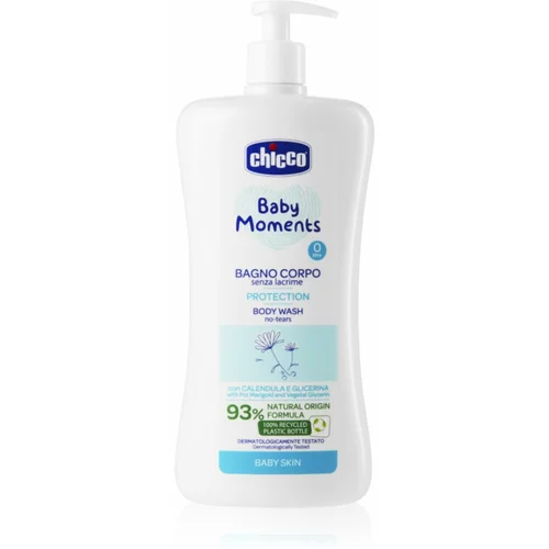 Chicco Baby Moments Protection šampon za tijelo za djecu od rođenja 0 m+ 750 ml