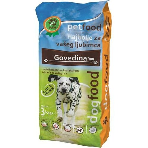 Paw PETFOOD HRANA ZA PSE GOVEDINA 3KG PETFOOD Cijene