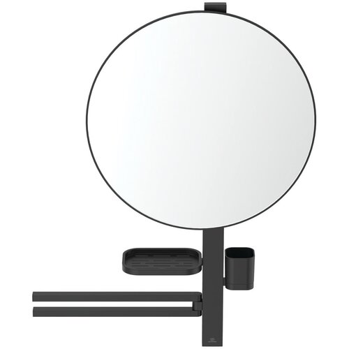 Ideal Standard Mat crna metalna zidna kupaonska polica ALU+ &amp;ndash; Slike