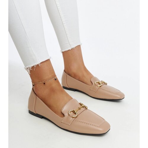 Gemre Beige Loafers with Buckle Areebah Cijene