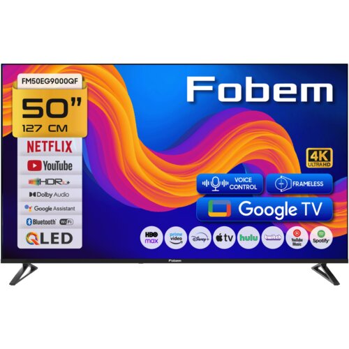 Fobem Televizor FM50EG9000QF Smart QLED, 1000Hz, 4K UltraHD, 50", Google TV, Crni Cijene