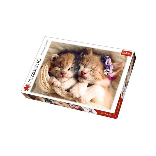 Trefl pussy spalling puzzle, 500 db Cene
