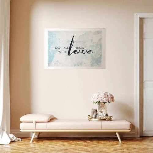  Plakat - Do All Things with Love 42x29.7 Bez okvira s margom Cijene