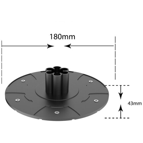 INF Komplet rezalne plo&amp;scaron;če: najlon disk + 6 nožev za Gardena in Flymo, (5000331011) Slike