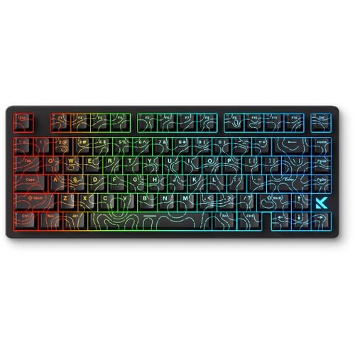 MCHOSE Gaming tastatura Jet 75 Hall Effect Magnetic Switch black topographic Cene