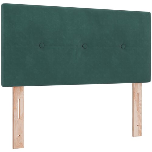 VidaXL Naslon za glavo, gumbasto oblazinjen, temno zelena, 80 cm, žamet, (22049303) Slike