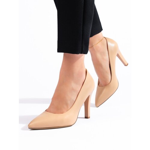 Sergio Leone Comfortable beige women&amp;#039;s pumps Slike