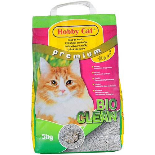 Vitakraft Higijenski posip za mačke, Hobby Cat Bio Clean, 5 kg Cene