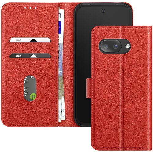 AVIZAR Ohi&scaron;je za telefon Google Pixel 9a z ovitkom za denarnico in videoprijemalom, Rdeča, (5000014983) Cene