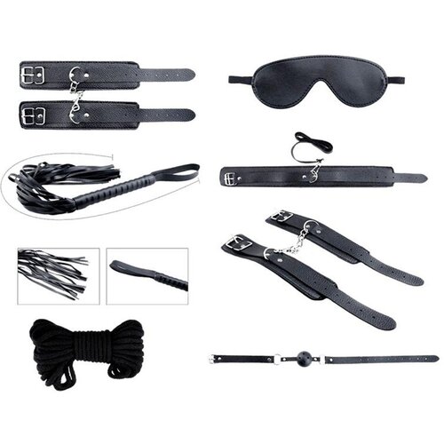 Alive Secret Desires BDSM Kit Black 8pcs Cene