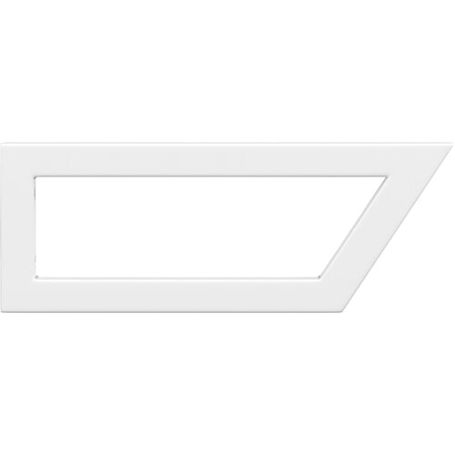  Nosači polica za umivaonik 2 kom bijeli trapezni čelični White 15 x 40 cm Slike