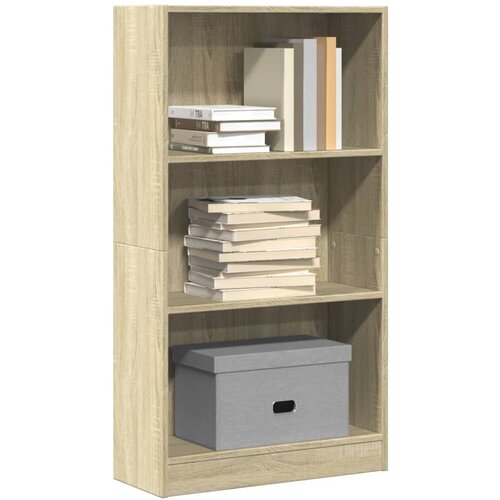 VidaXL Regal za knjige boja hrasta 60x24x109 cm od konstruiranog drva Slike