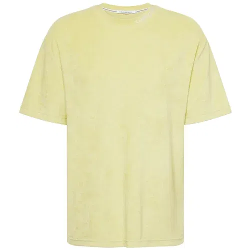 Calvin Klein Jeans Majica pastelno žuta