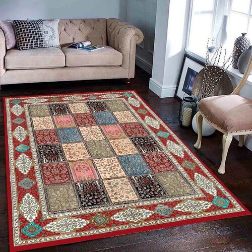 Conceptum Hypnose Exfab226 beigecreambluered carpet (80 x 150) Cene