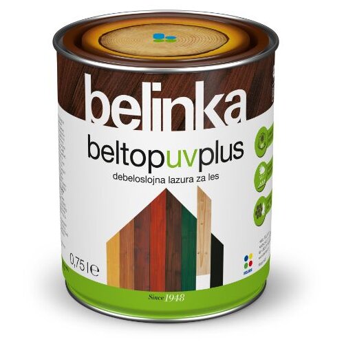 Belinka DEBELOSLOJNI PREMAZ BELTOP PALISANDER &amp;Scaron;T.9 UV PLUS 0.75 L Slike