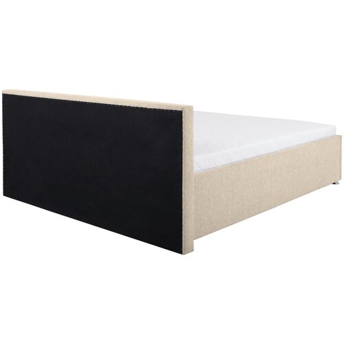 MID.YOU OBLAZINJENA POSTELJA 160 cm x 200 cm , les, kovina, umetna masa, tekstil bež Slike