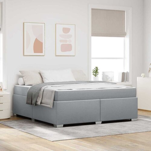 VidaXL Krevetna konstrukcija Ostalo Svjetlosiva 180 x 200 cm tkanina Slike